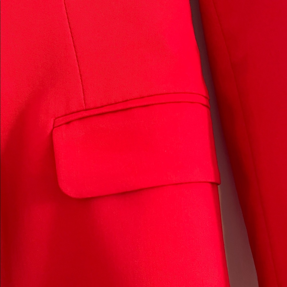 Bershka Vibrant Red Double-Breasted Blazer - Picture 4 of 8